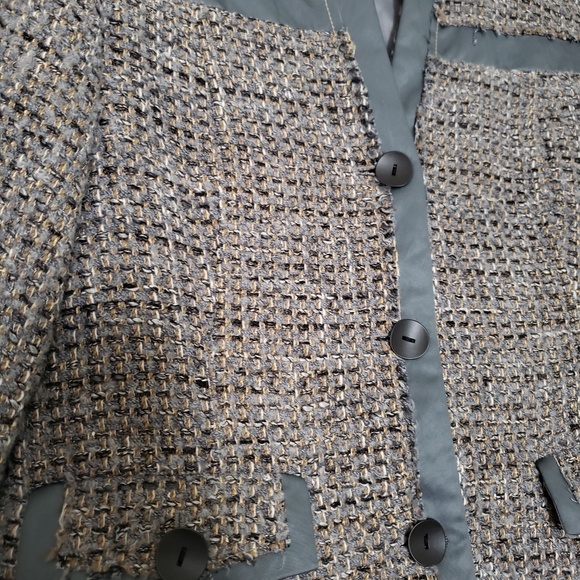 Javier Simorra Barcelona Gray Tweed Blazer - Picture 4 of 8